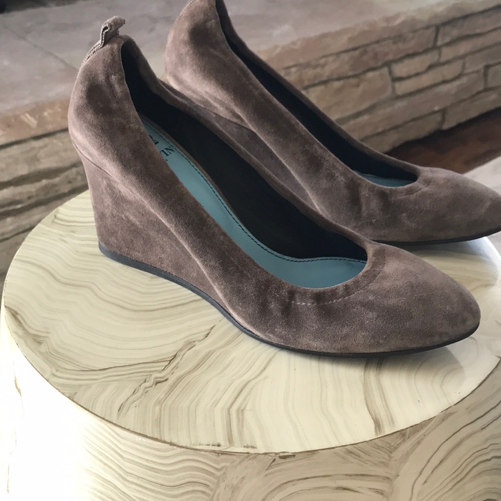 LANVIN Suede Wedges - Picture 2 of 5